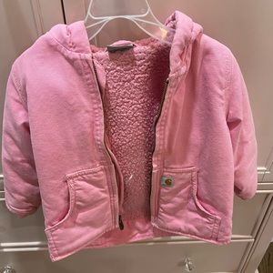 Toddler pink Carhart jacket